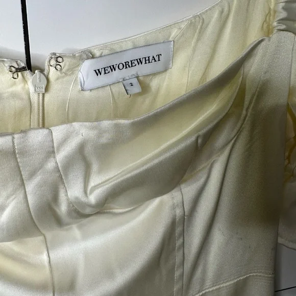 WE WORE WHAT Puff Sleeve Midi Dress - Picture 10 of 10